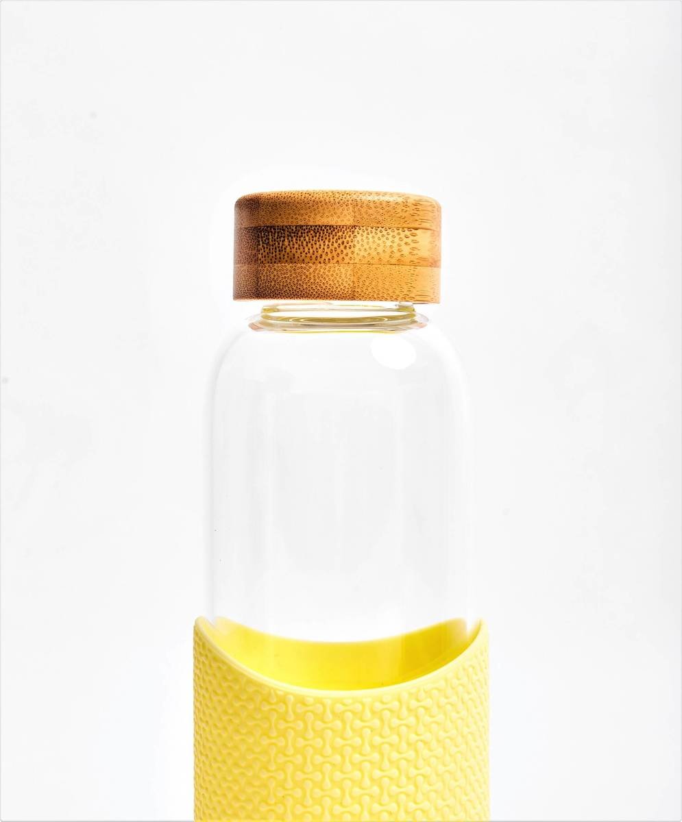 Neon Kactus Reusable Glass Bottle - Sun Is Shining 550ml Thumbnail Neon Kactus Reusable Glass Bottle - Sun Is Shining 550ml Thumbnail