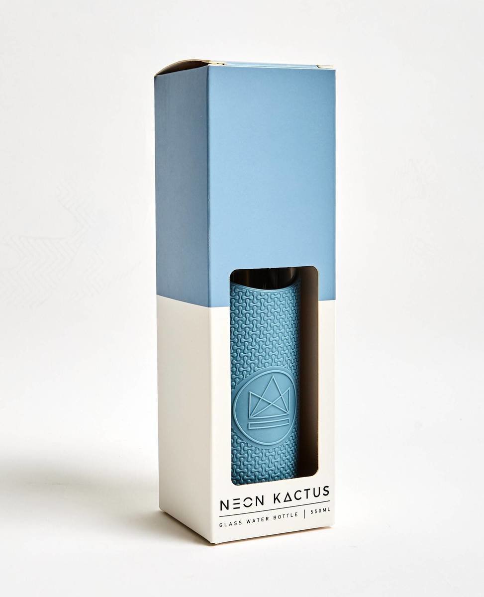 Neon Kactus Reusable Glass Bottle - Super Sonic 550ml Thumbnail Neon Kactus Reusable Glass Bottle - Super Sonic 550ml Thumbnail