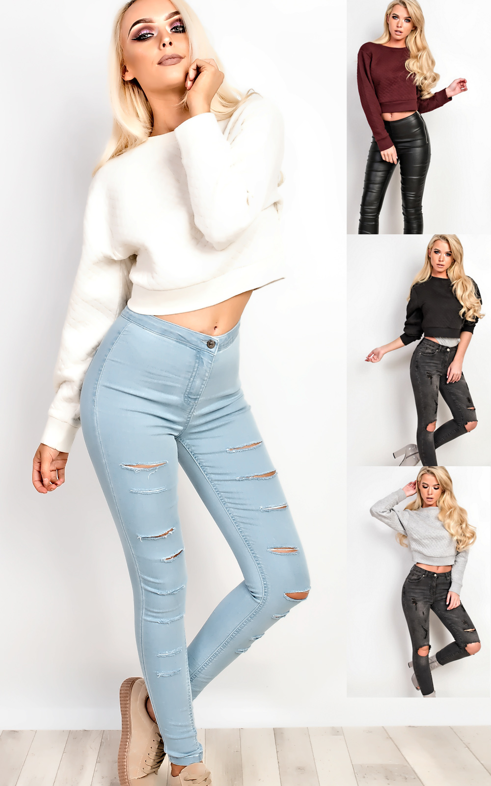 Carlie Cropped Jumper Thumbnail