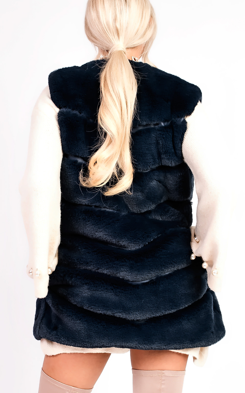 Vanessa Faux Fur Waistcoat Thumbnail