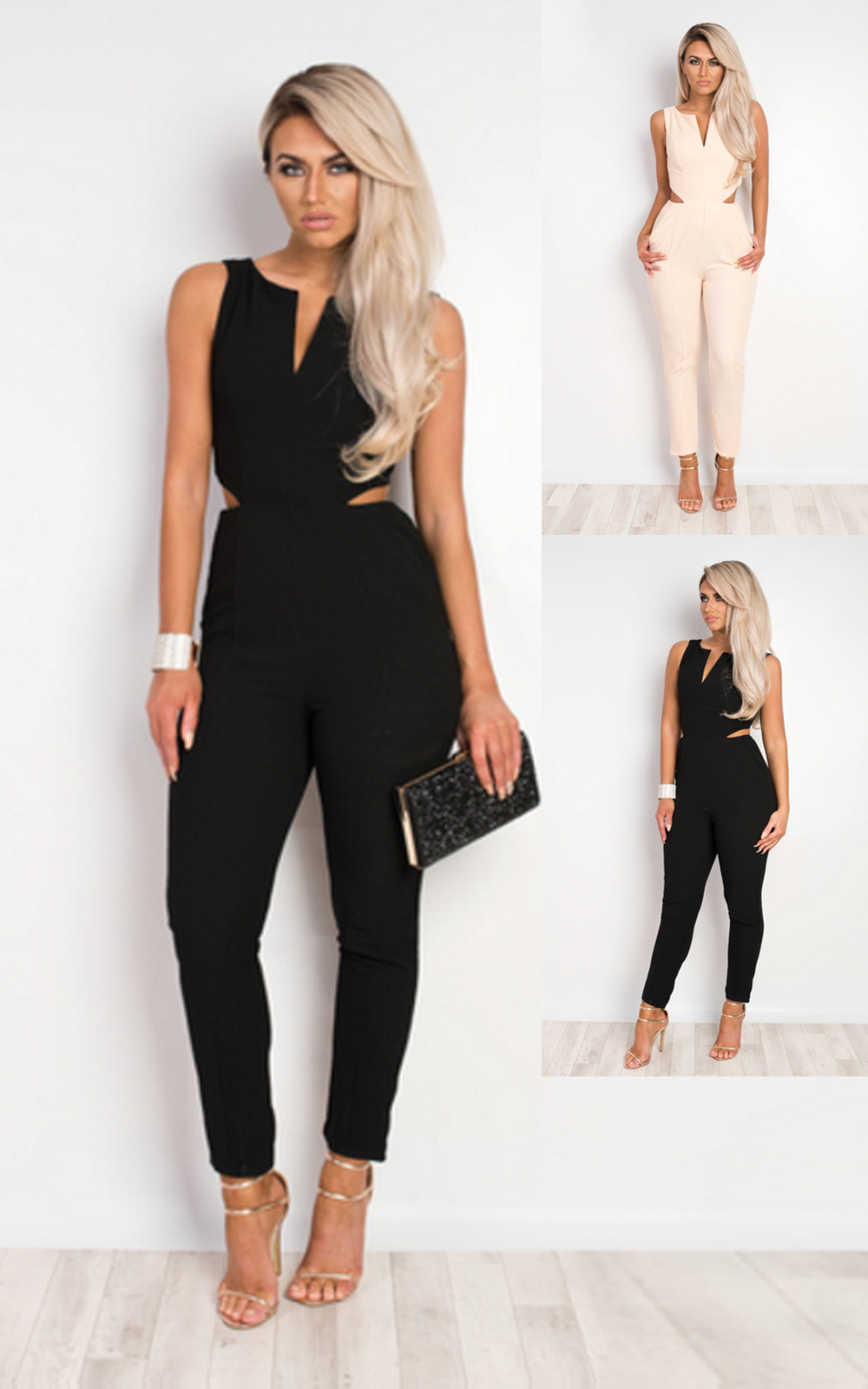 Clarabella Cut Out Jumpsuit Thumbnail Clarabella Cut Out Jumpsuit Thumbnail