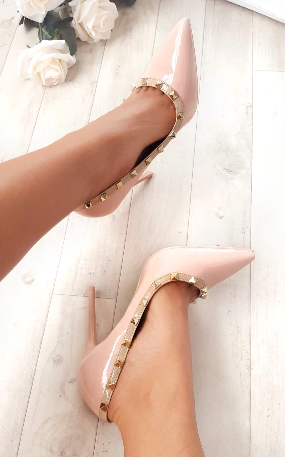 Darla Studded Court Heels