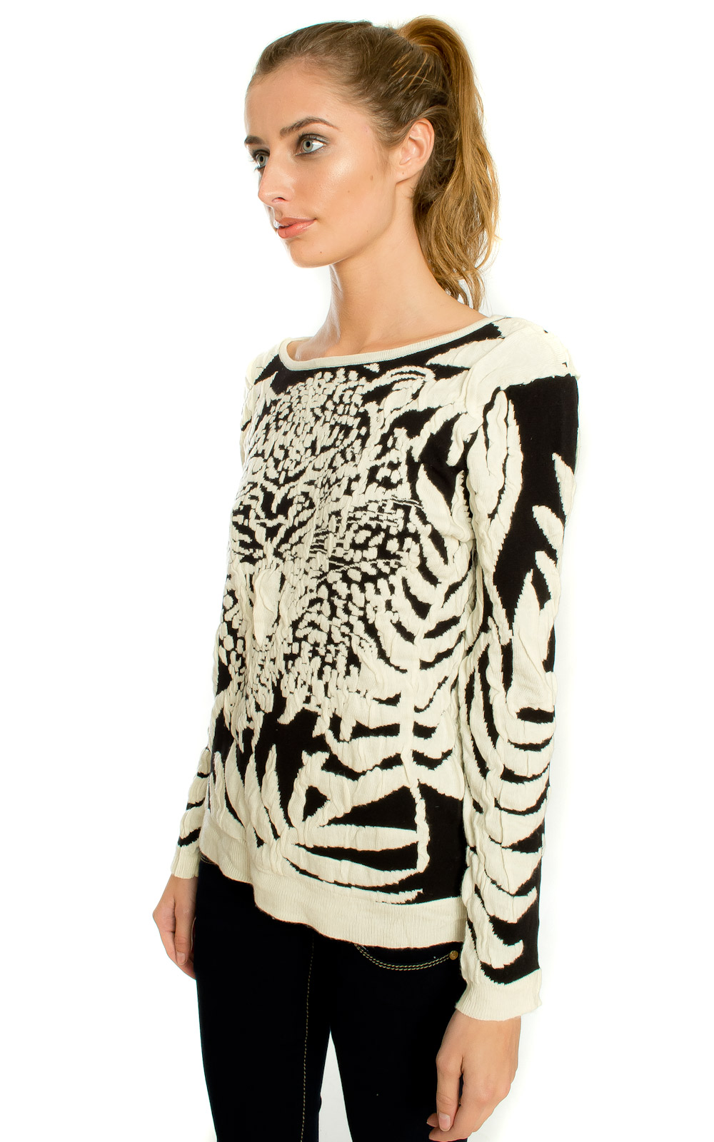 Tamarah Heavy Monochrome Jumper Tamarah Heavy Monochrome Jumper