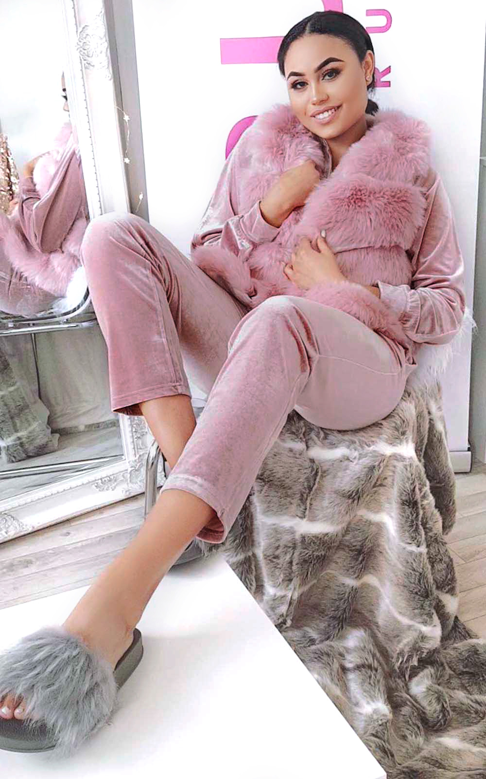 Paris Velour Tracksuit Thumbnail Paris Velour Tracksuit Thumbnail
