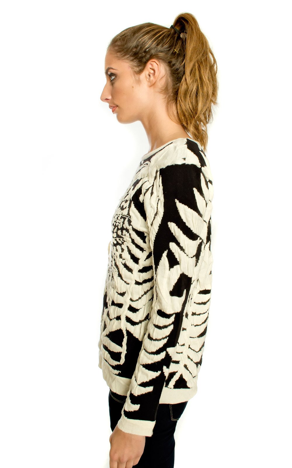 Tamarah Heavy Monochrome Jumper Thumbnail Tamarah Heavy Monochrome Jumper Thumbnail