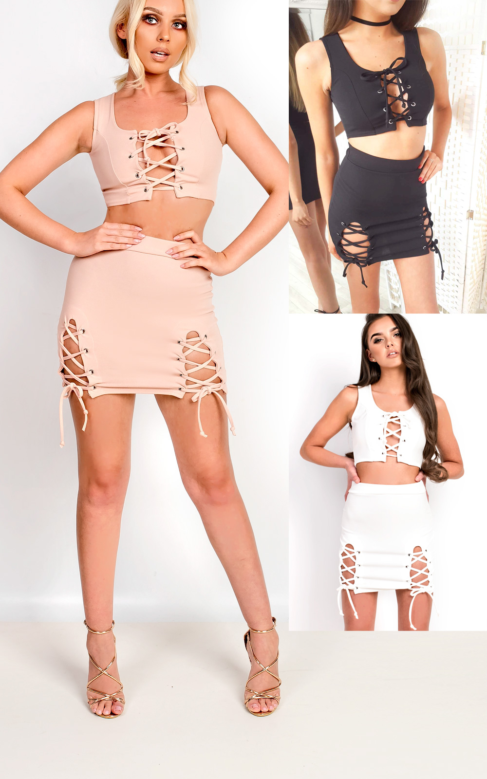 Niah Lace up Co-ord Thumbnail Niah Lace up Co-ord Thumbnail