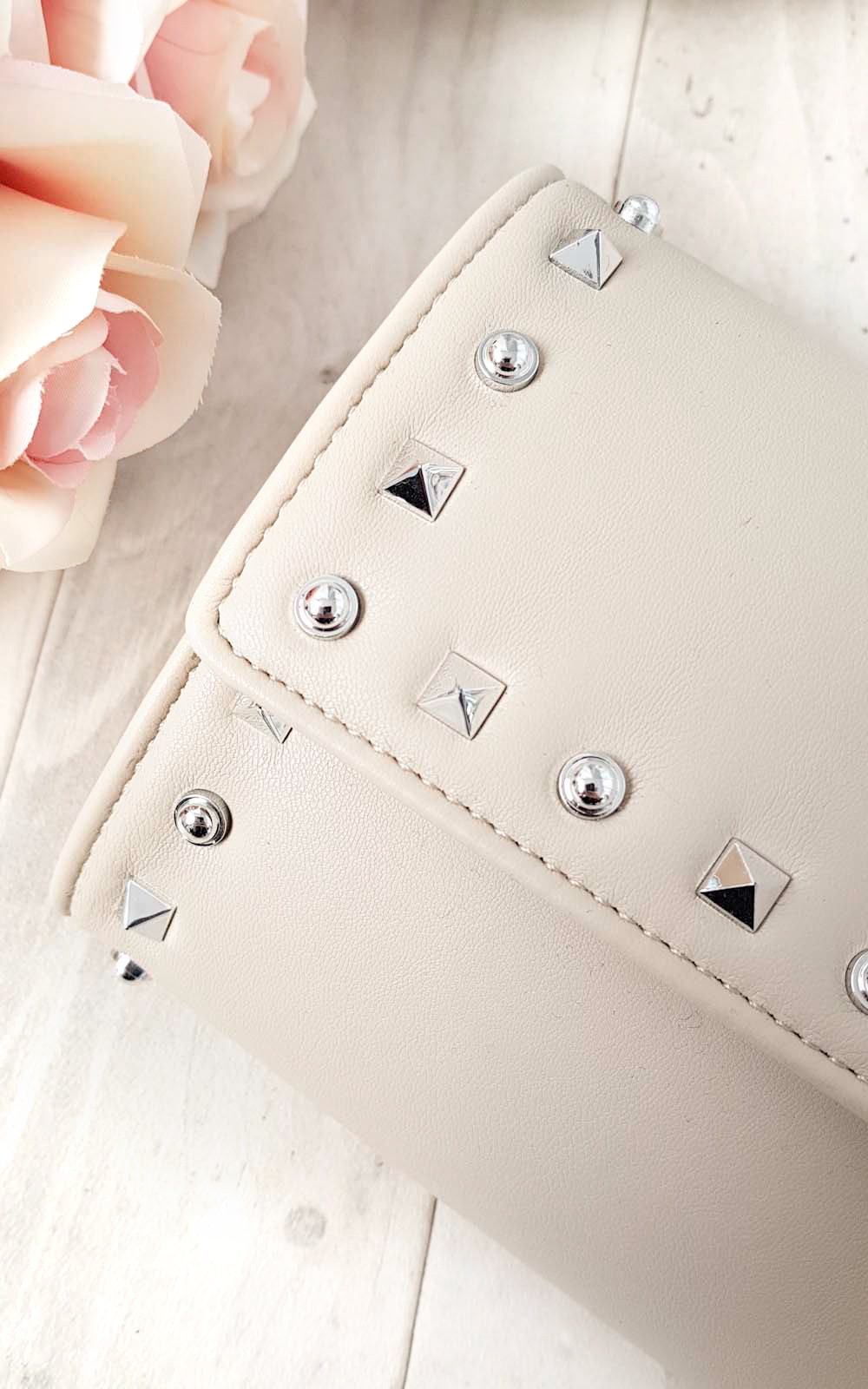 Rosa Quilted Gold Studded Clutch Bag Thumbnail Rosa Quilted Gold Studded Clutch Bag Thumbnail