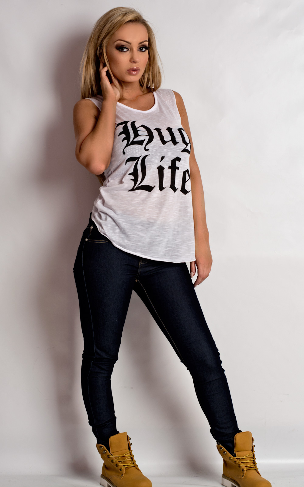 Phillipa Skinny Style Zip Detail Jeans Phillipa Skinny Style Zip Detail Jeans