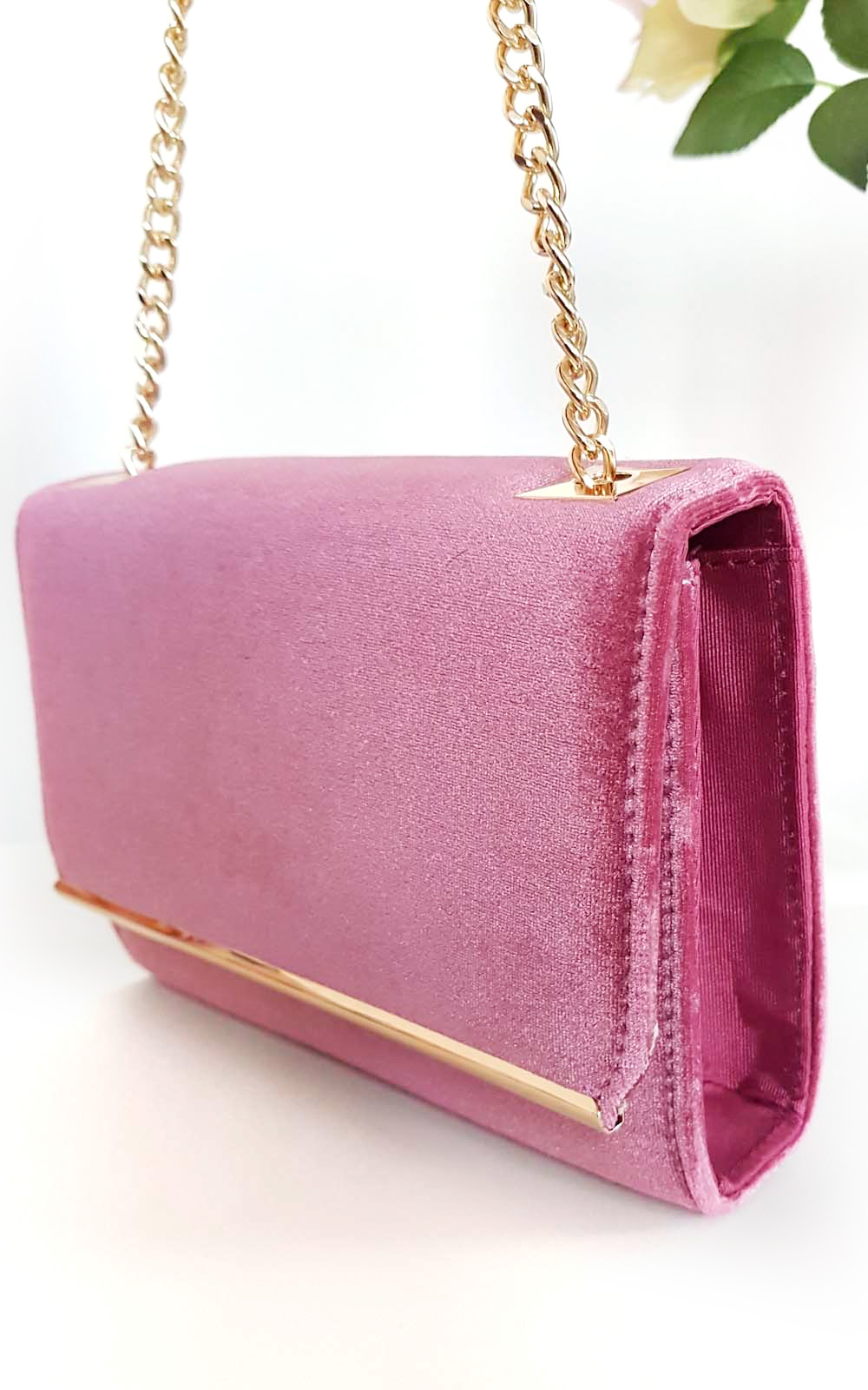 Millar Velvet Gold Chain Cross Body Bag Thumbnail Millar Velvet Gold Chain Cross Body Bag Thumbnail