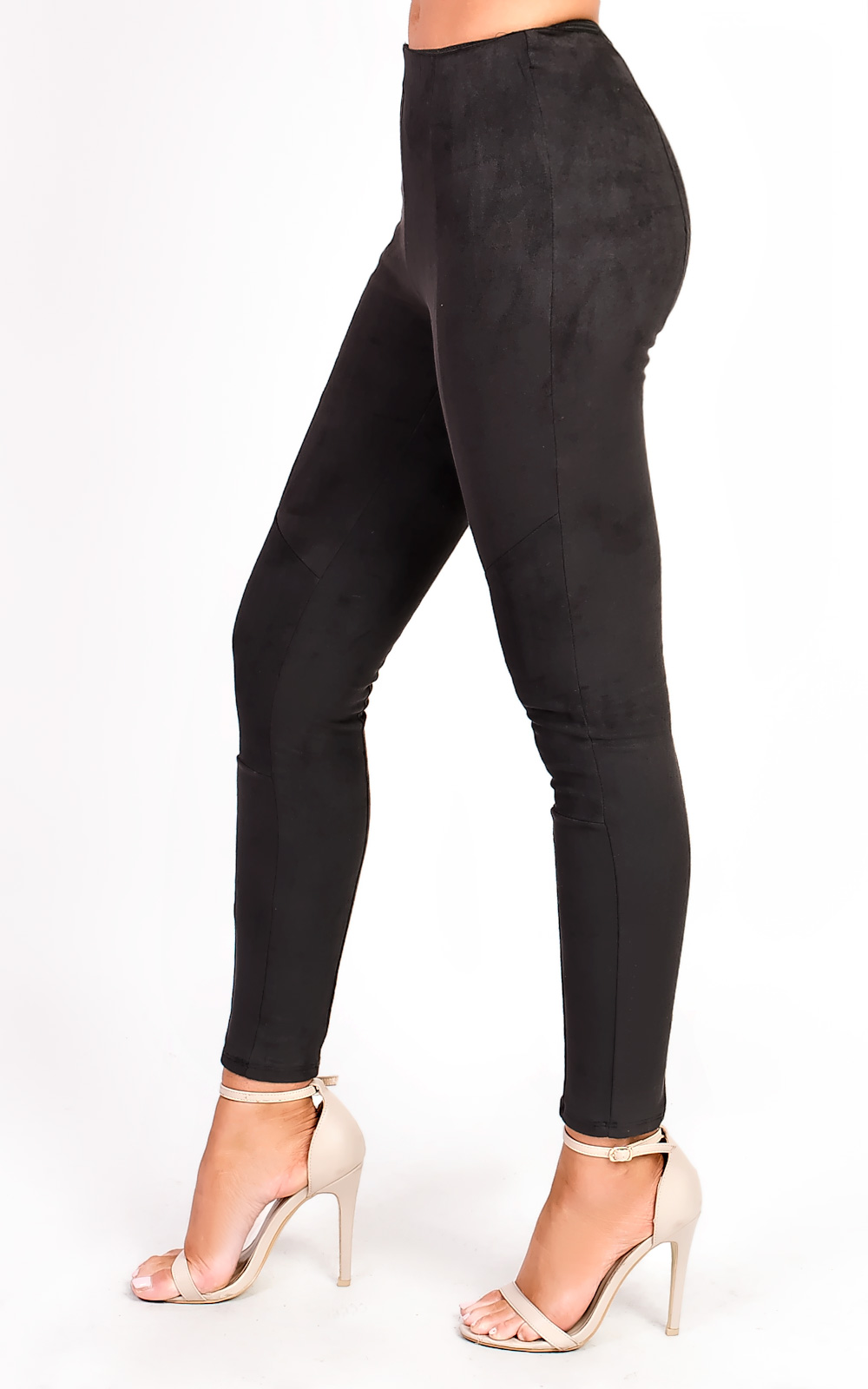 faux suede jeggings