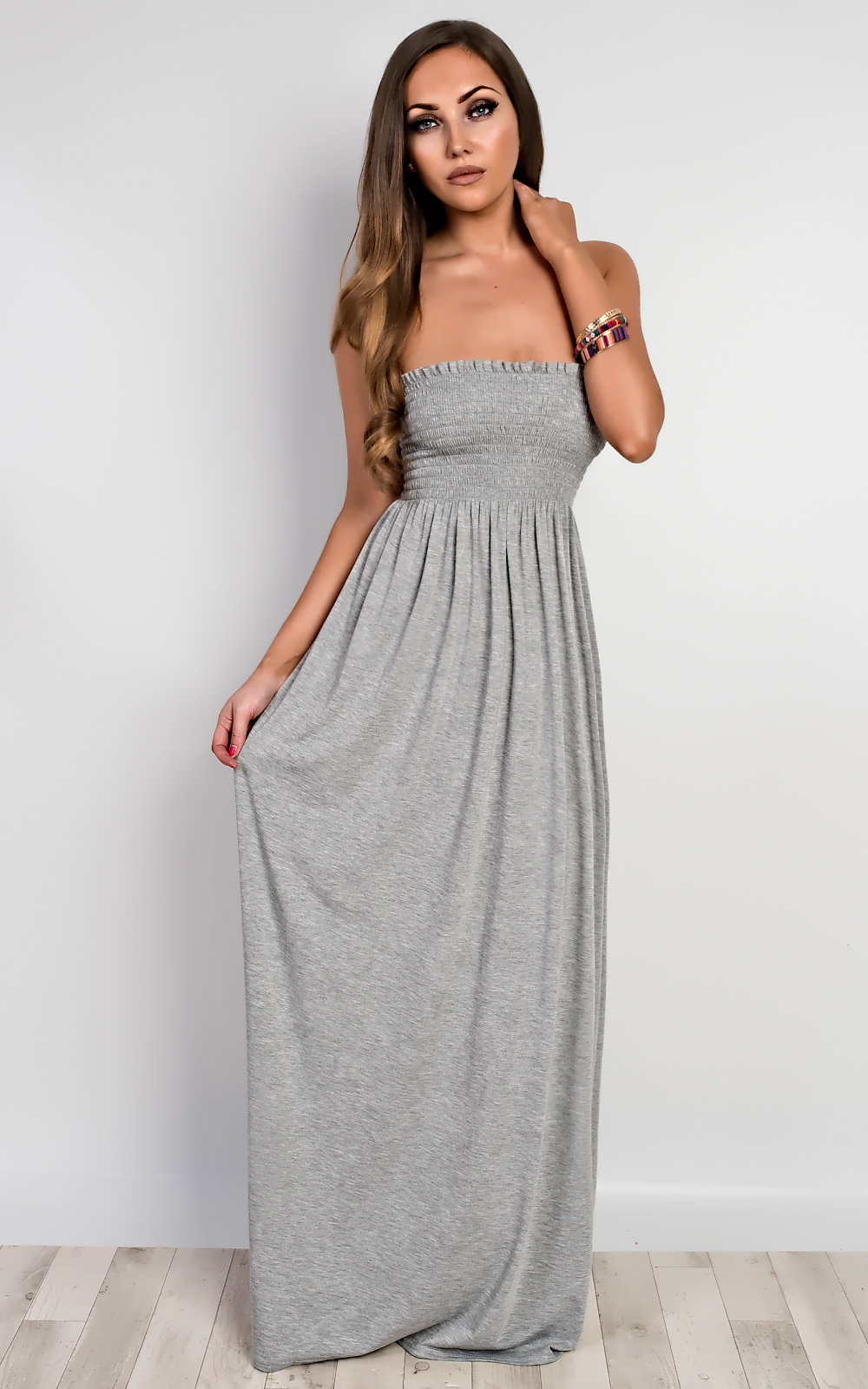 Sabrina Ruched Maxi Dress