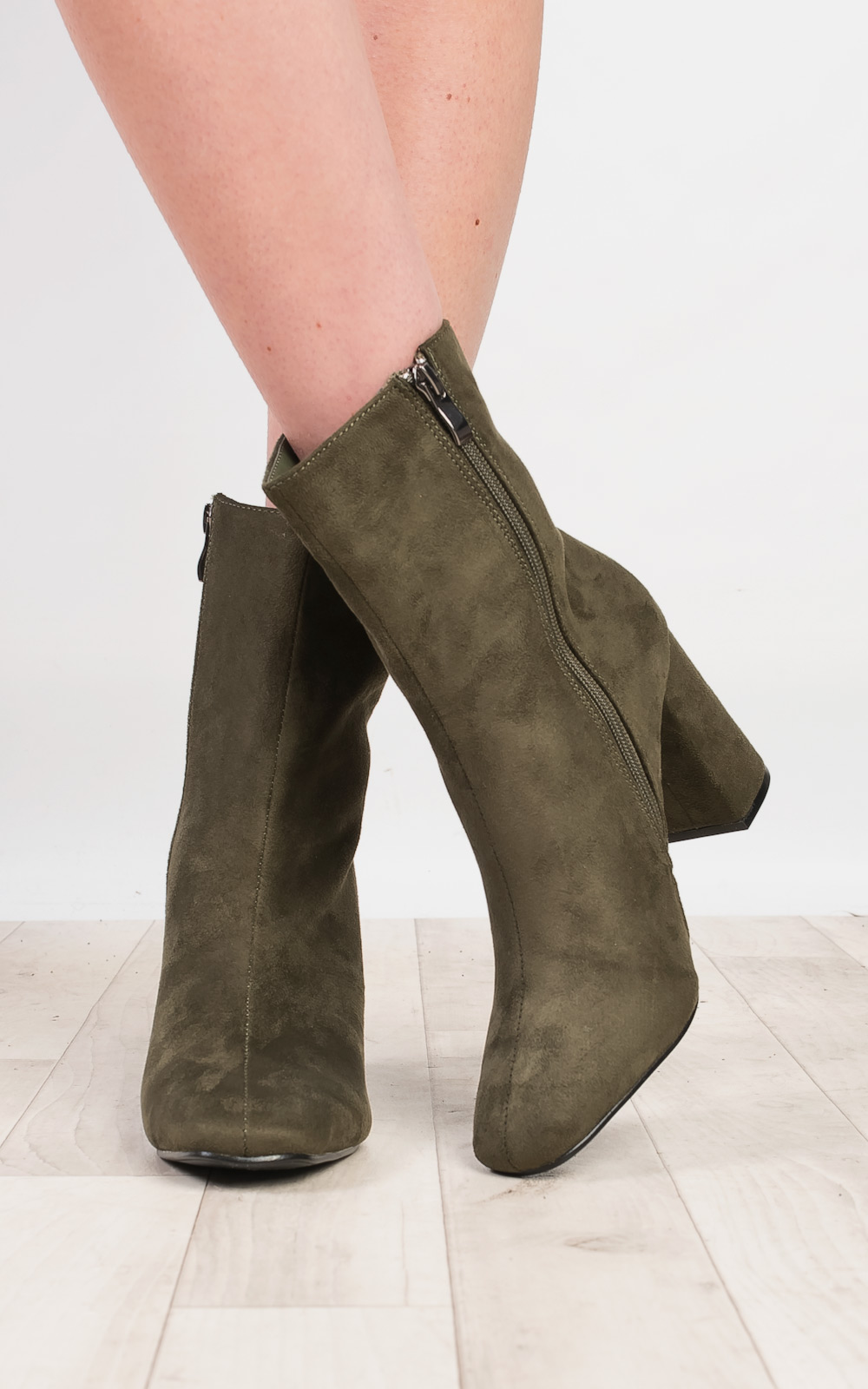 Lexie Faux Suede Boots Thumbnail Lexie Faux Suede Boots Thumbnail