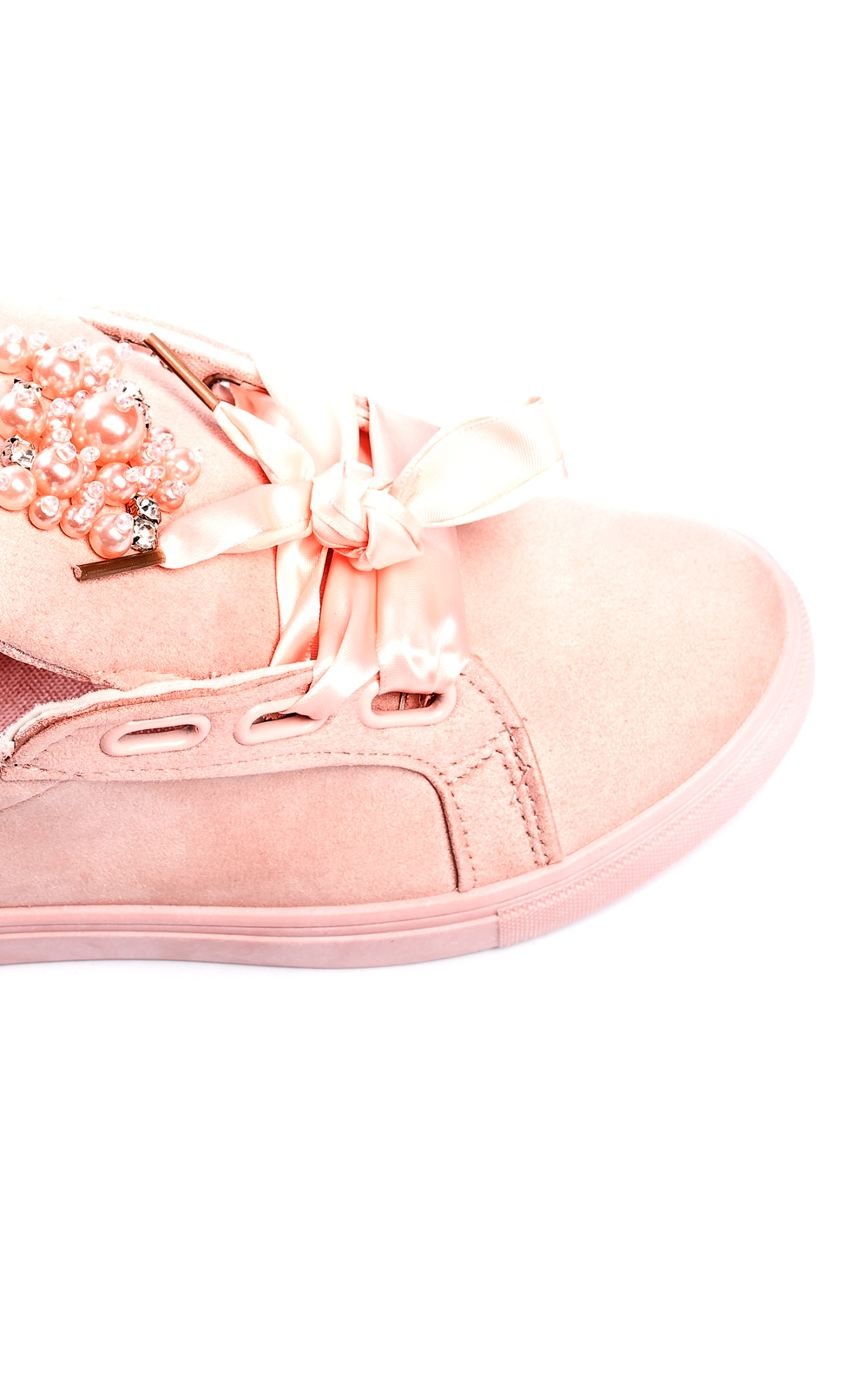 Amy Embellished Suede Trainers Thumbnail Amy Embellished Suede Trainers Thumbnail