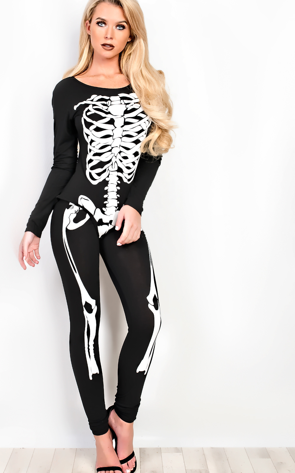 Skeleton Fancy Dress Bodysuit Thumbnail