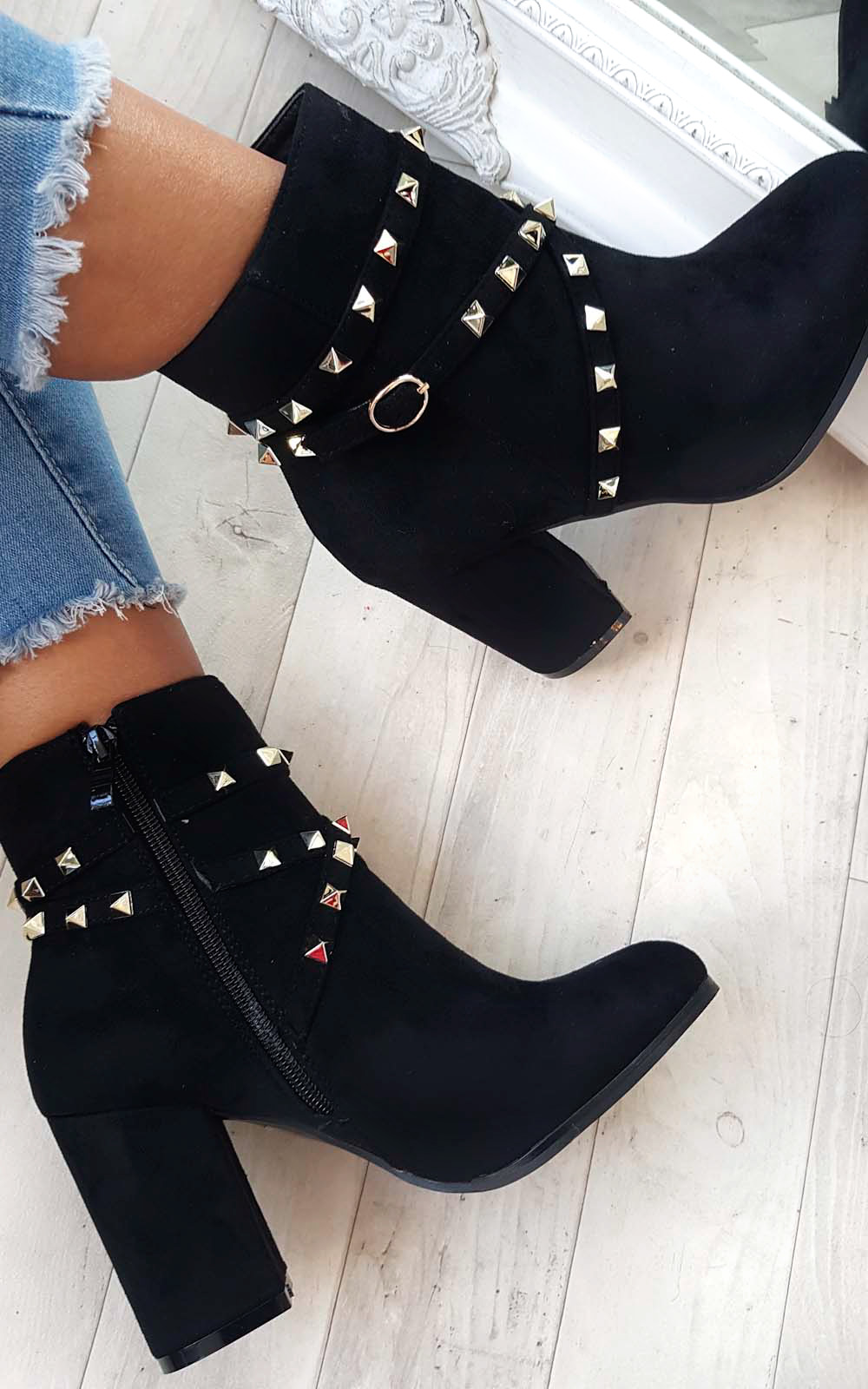 Mabel Studded Ankle Boots  Thumbnail