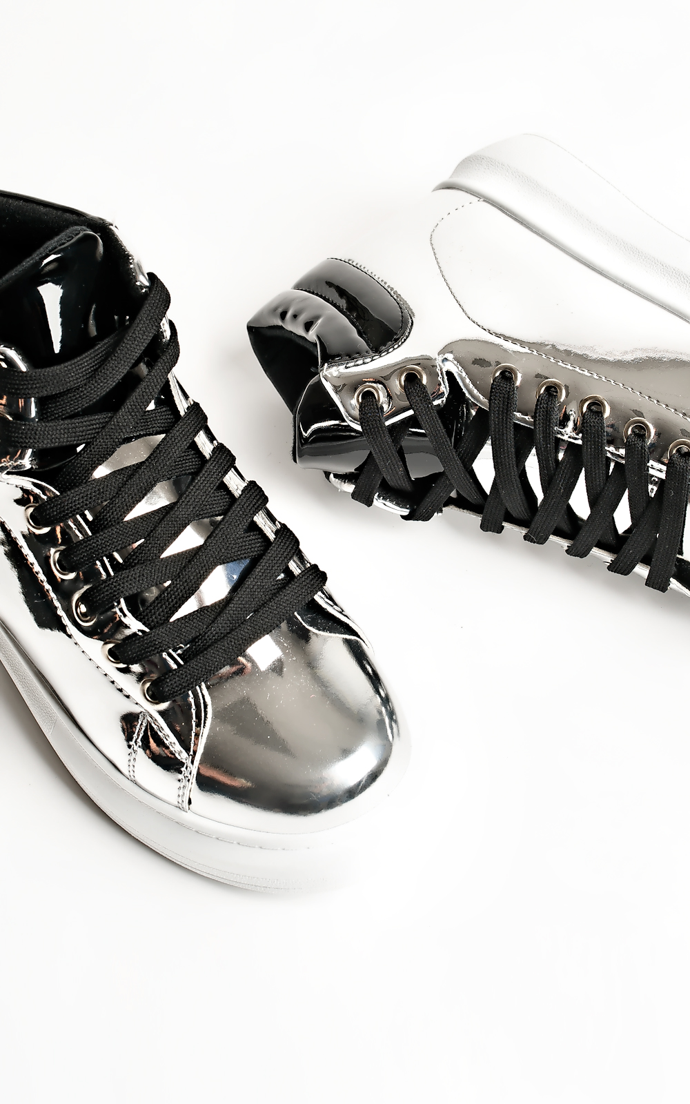 Esme Metallic Platform Trainers Thumbnail Esme Metallic Platform Trainers Thumbnail