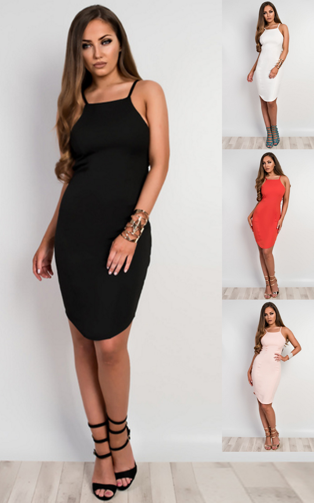 Jessebell Strappy Bodycon Dress Thumbnail