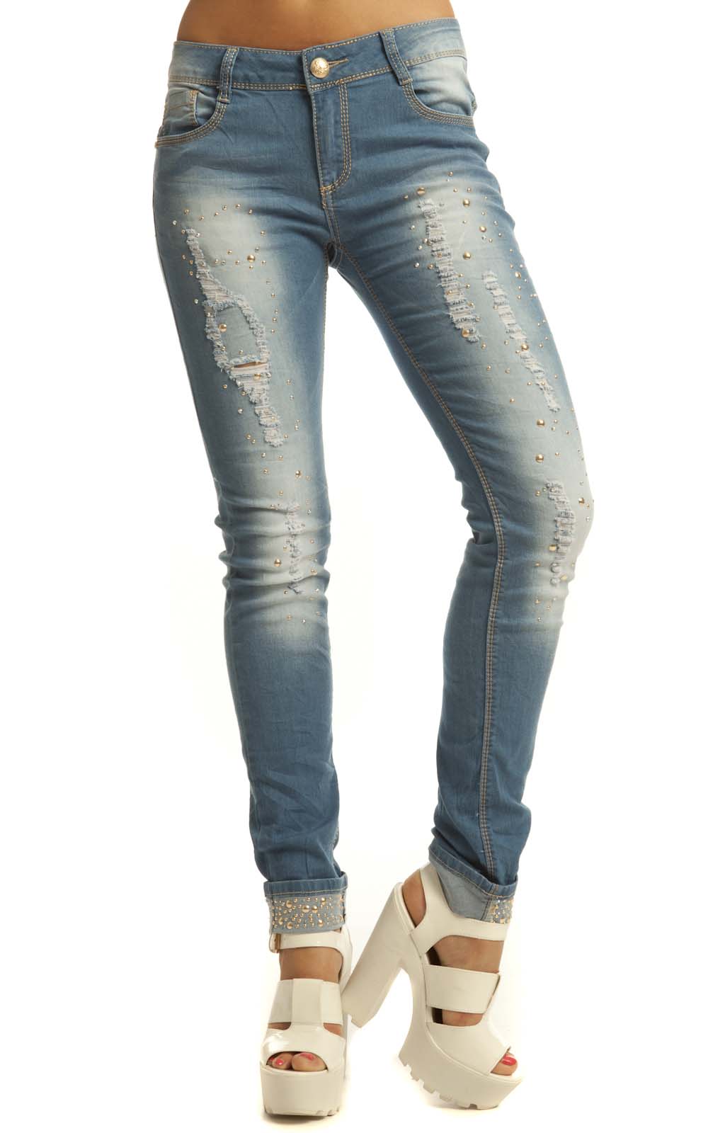 Ryder Studded Skinny Jeans Thumbnail Ryder Studded Skinny Jeans Thumbnail