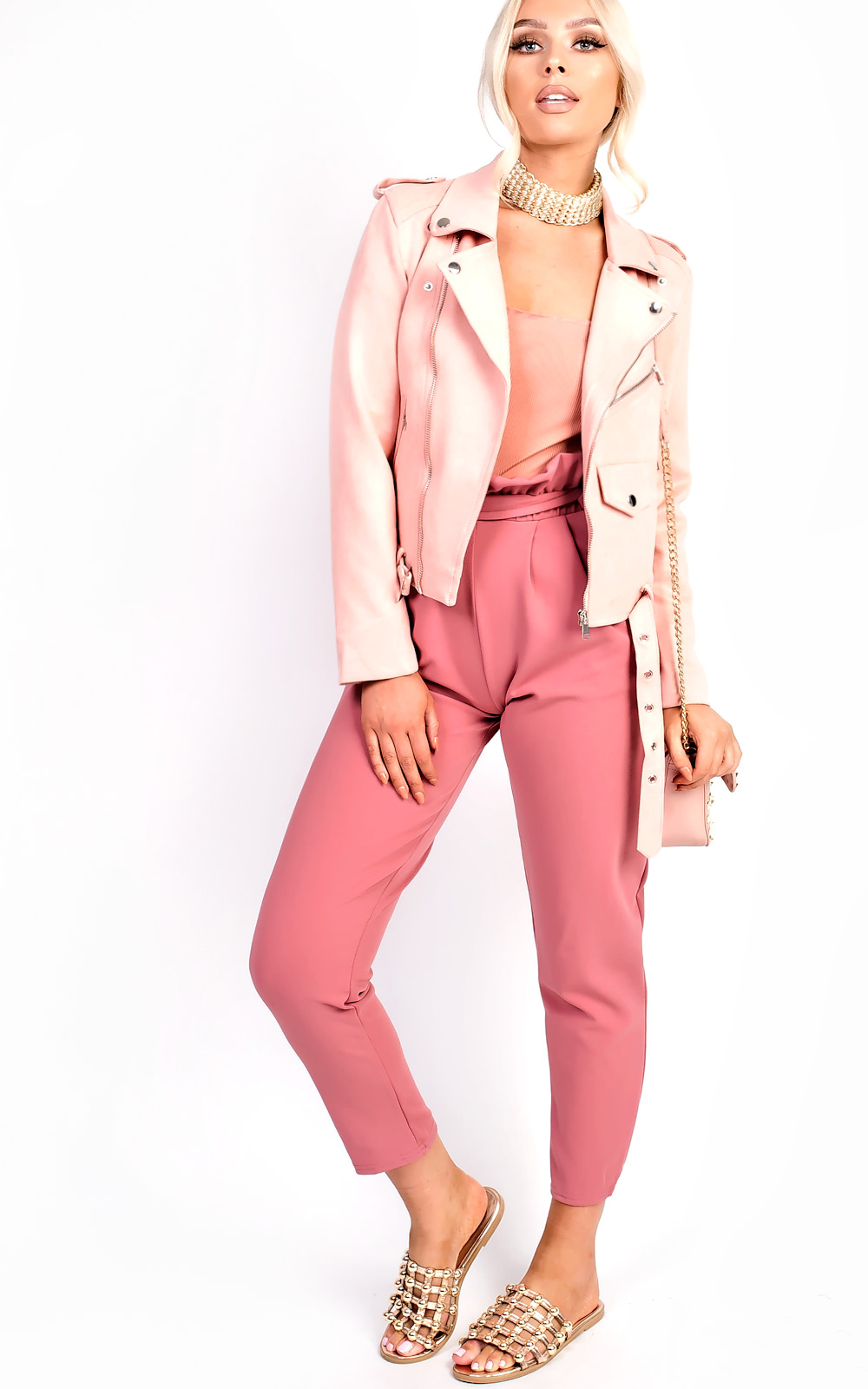 Mia Biker Faux Suede Jacket Thumbnail Mia Biker Faux Suede Jacket Thumbnail