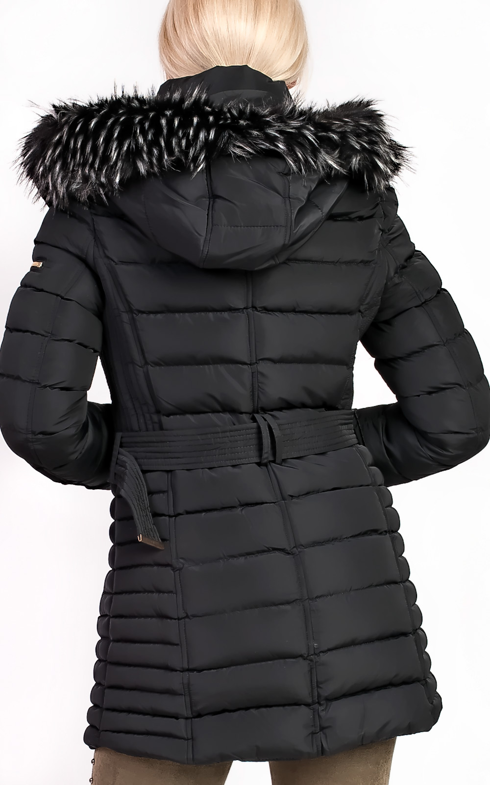 Lorita Padded Faux Fur Hooded Jacket Thumbnail Lorita Padded Faux Fur Hooded Jacket Thumbnail