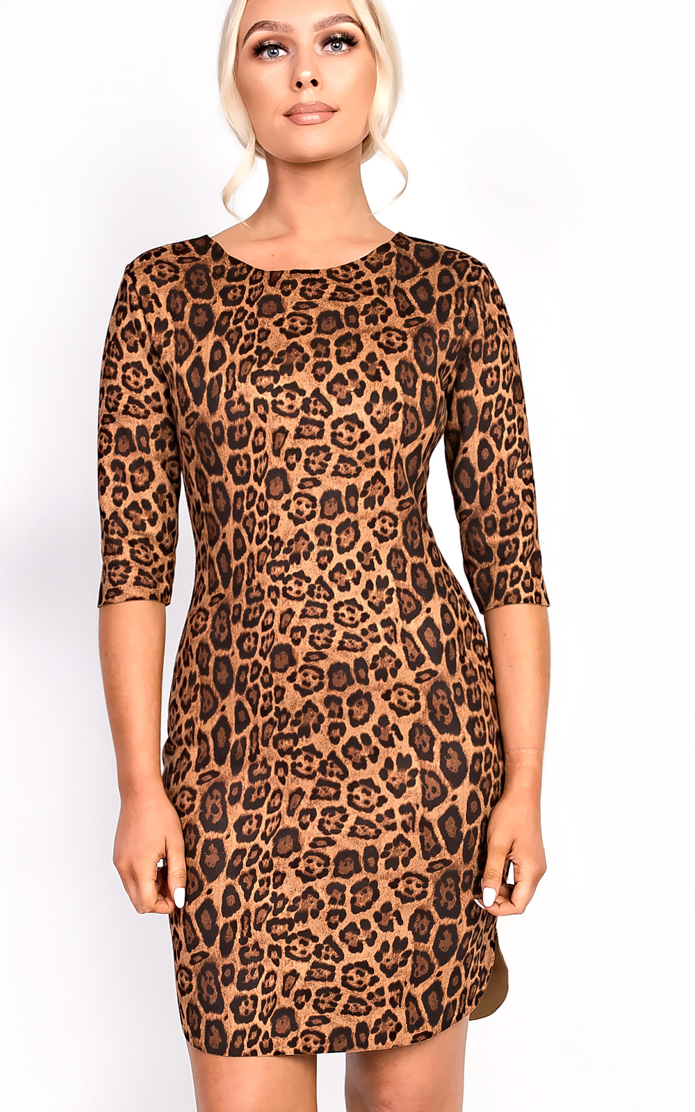 Kass Leopard Print Dress Thumbnail