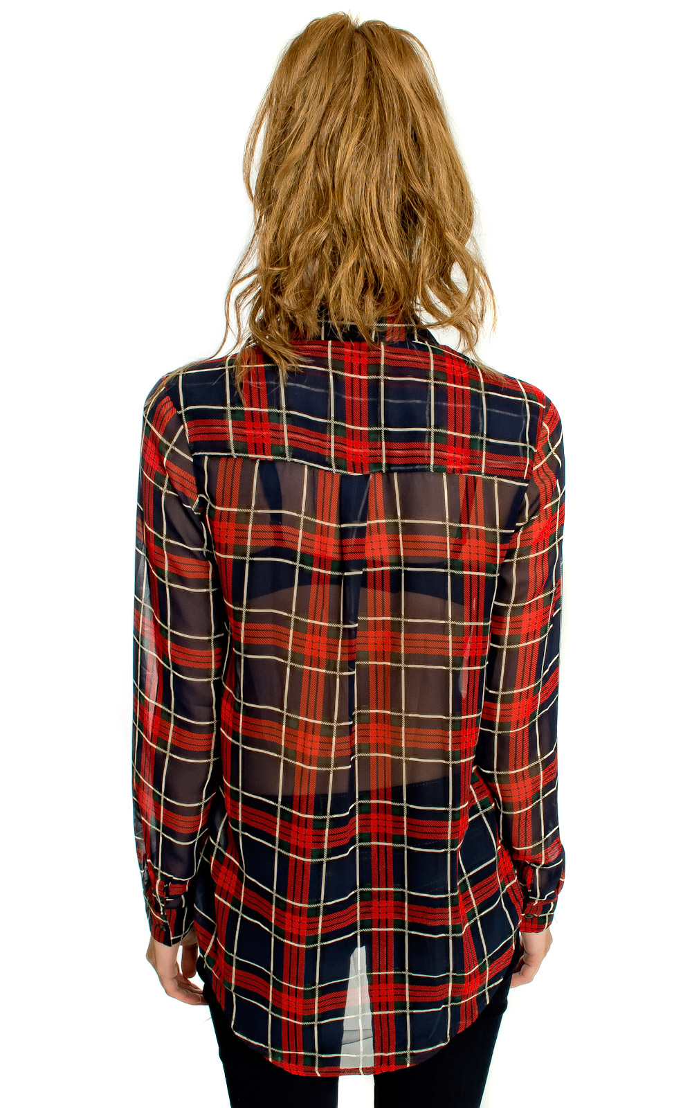 Clem Sheer Tartan Shirt Thumbnail