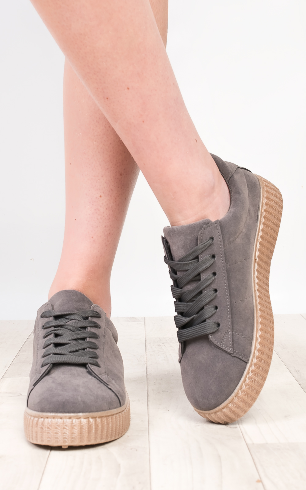 Marissa Faux Suede Platform Shoes  Thumbnail