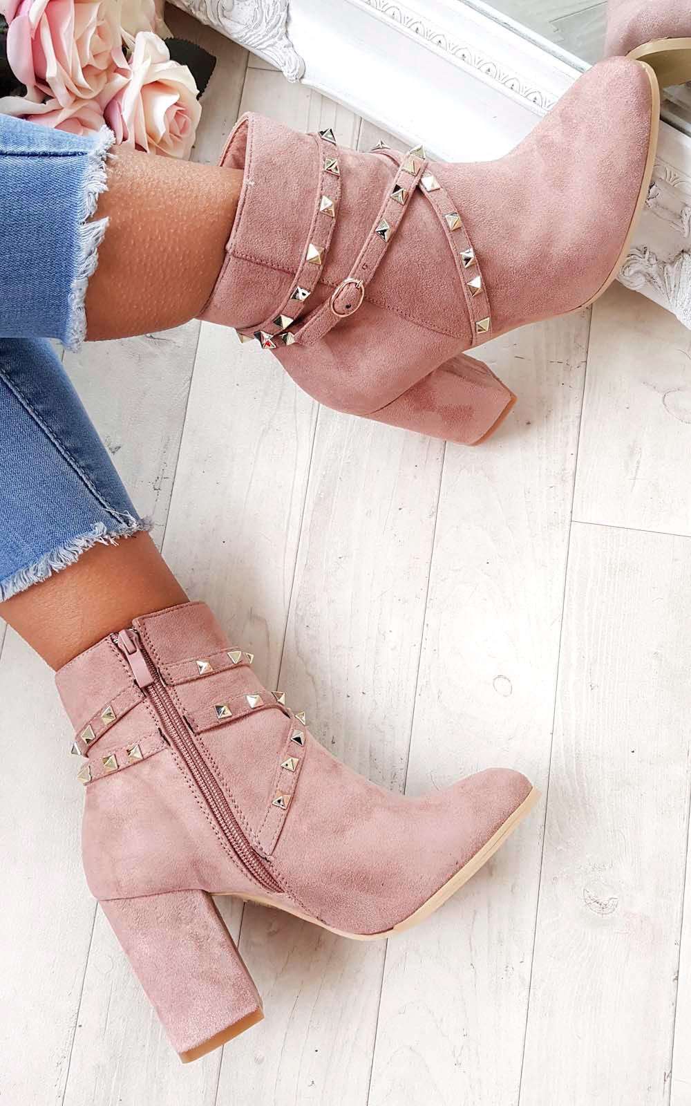 Mabel Studded Ankle Boots  Thumbnail