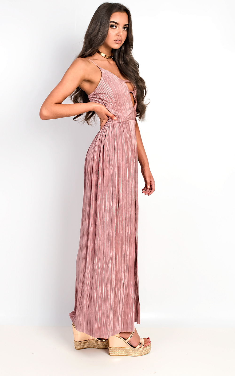 Penelope Cut Out Dip Hem Playsuit Thumbnail Penelope Cut Out Dip Hem Playsuit Thumbnail