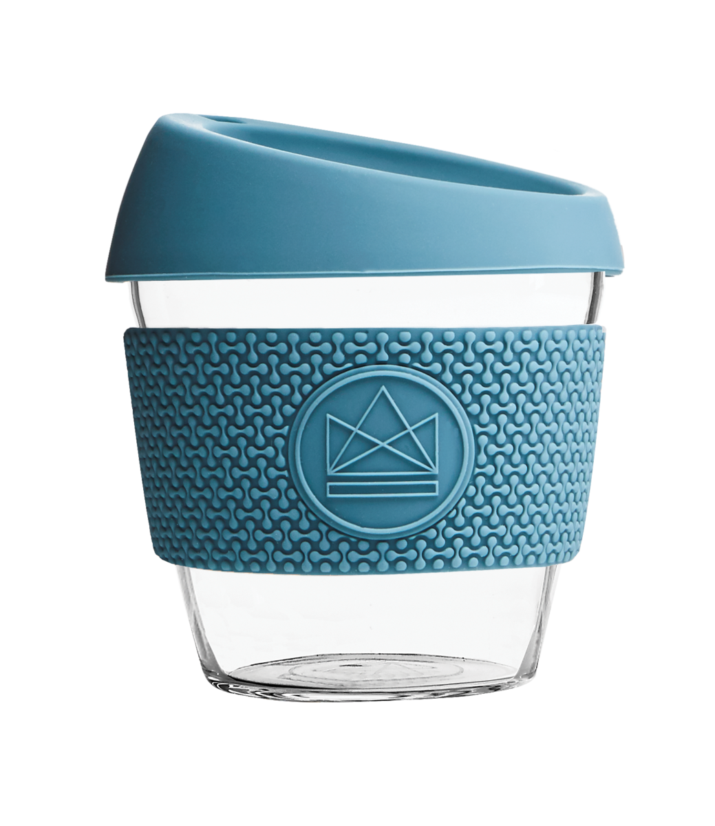 Neon Kactus Reusable Glass Coffee Cups 8oz - Super Sonic Thumbnail Neon Kactus Reusable Glass Coffee Cups 8oz - Super Sonic Thumbnail