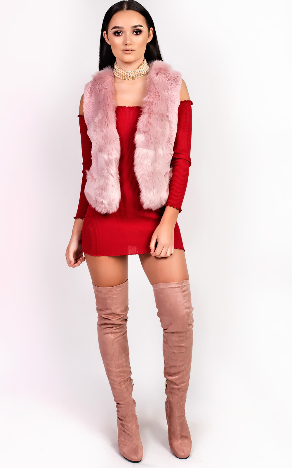 Elisa Faux Fur Waistcoat