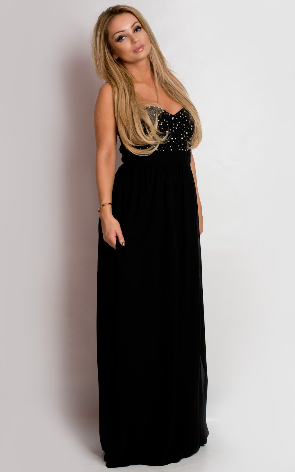 Essa Strapless Evening Dress Thumbnail Essa Strapless Evening Dress Thumbnail