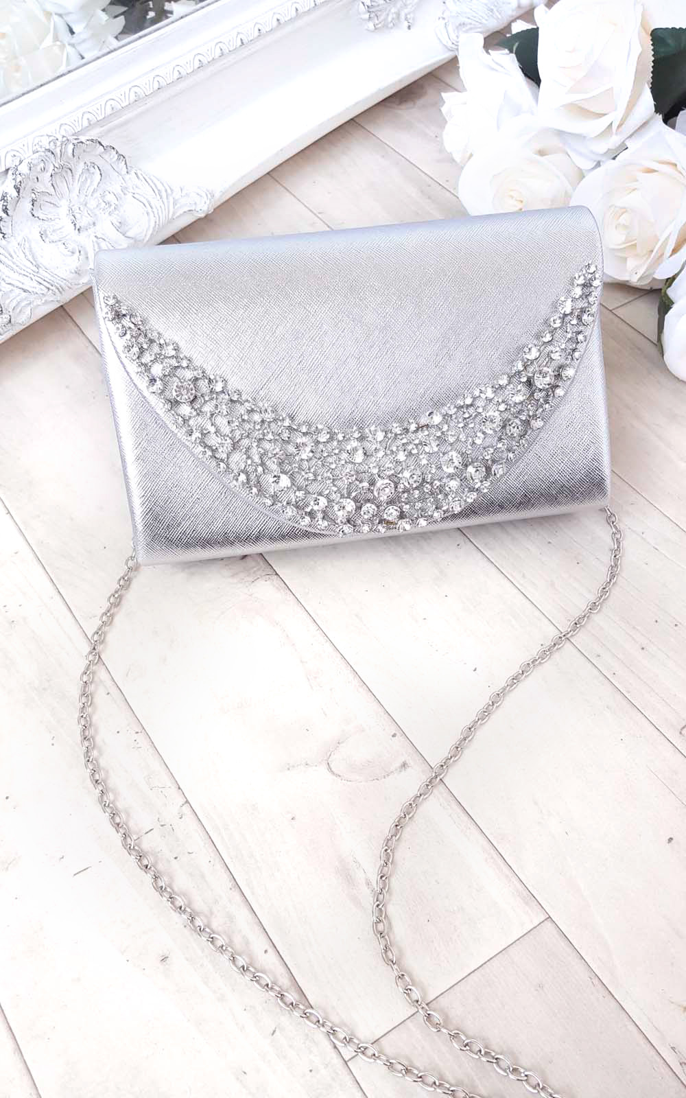 Joslin Embellished Clutch Bag Thumbnail