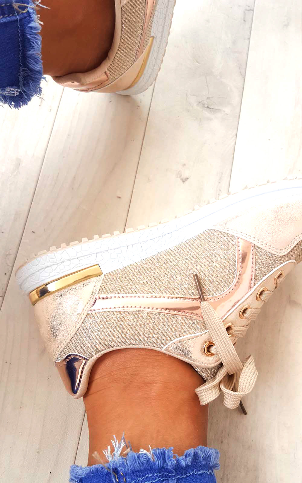 Maya Mesh Two Toned Panel Trainers Thumbnail Maya Mesh Two Toned Panel Trainers Thumbnail