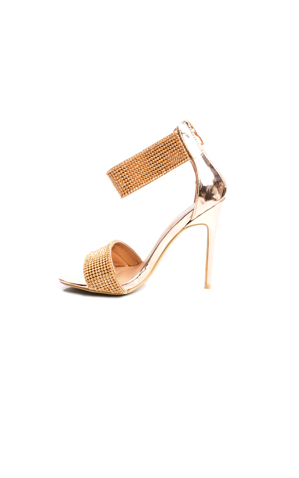 Donatella Diamante Strap Heels Thumbnail