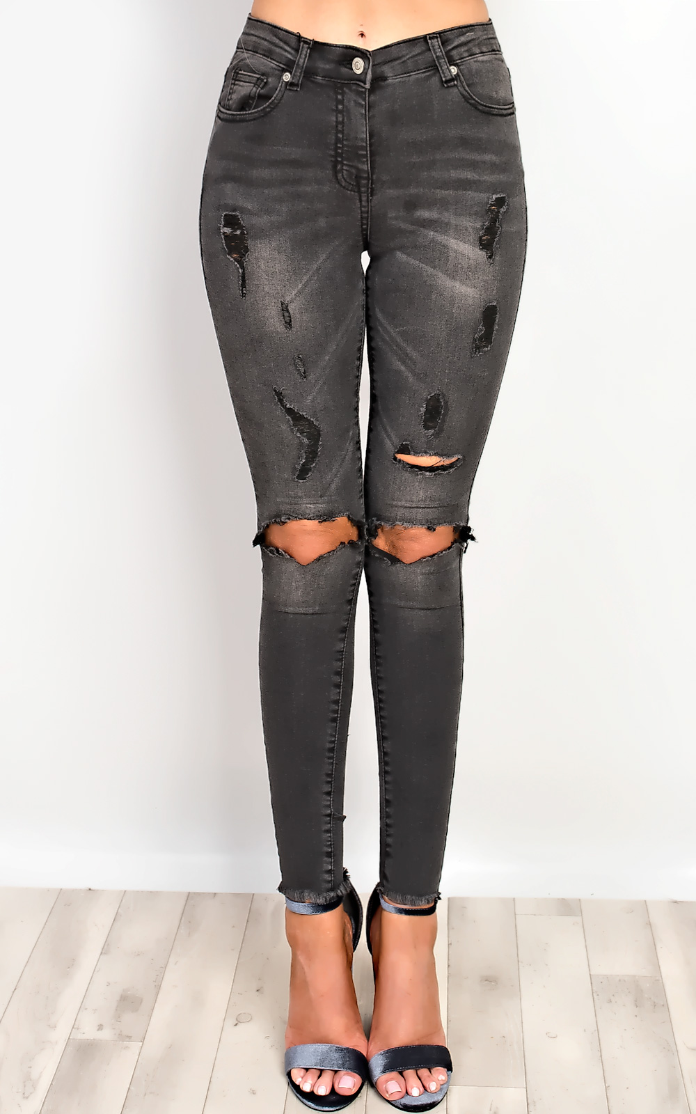 Enya Ripped Skinny Jeans Thumbnail Enya Ripped Skinny Jeans Thumbnail