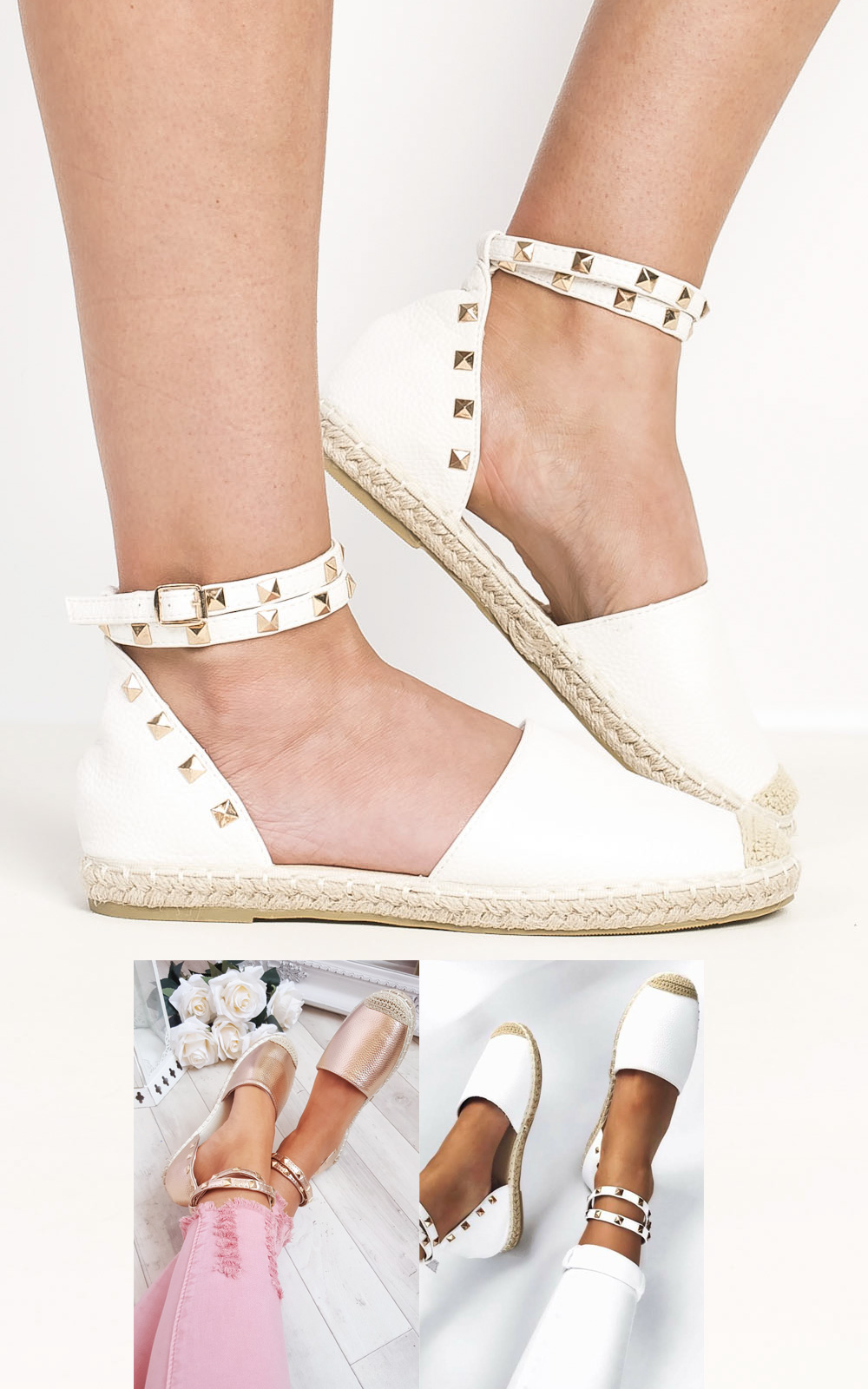 Giovanni Studded Espadrilles Thumbnail