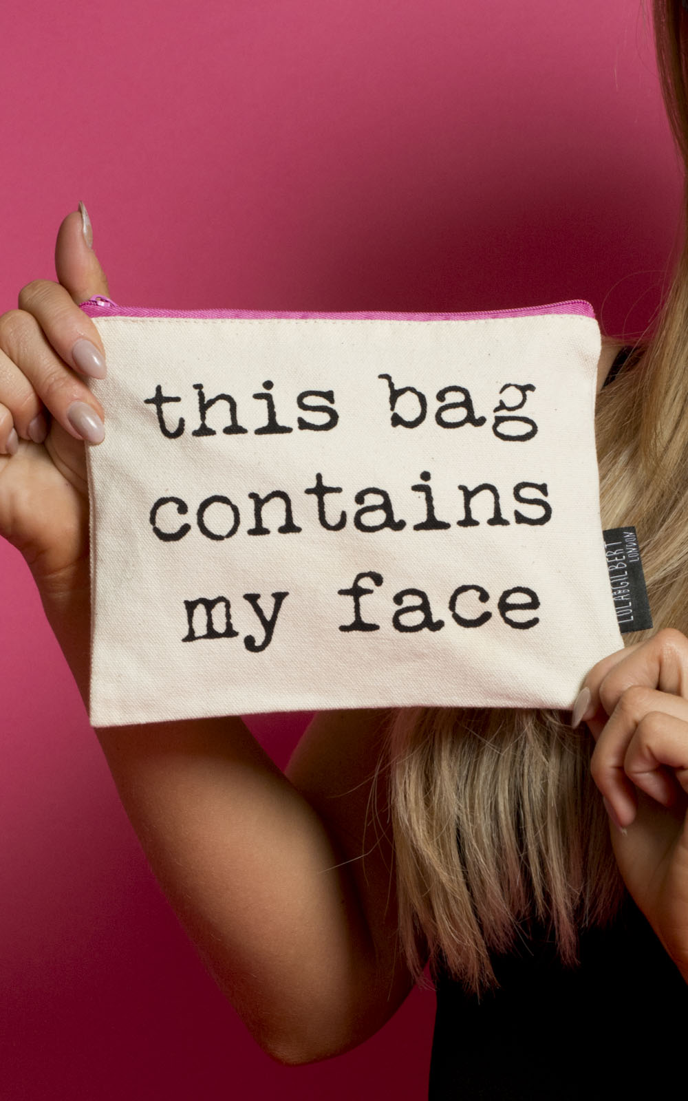 Danyela Slogan Make-Up Bag Thumbnail Danyela Slogan Make-Up Bag Thumbnail