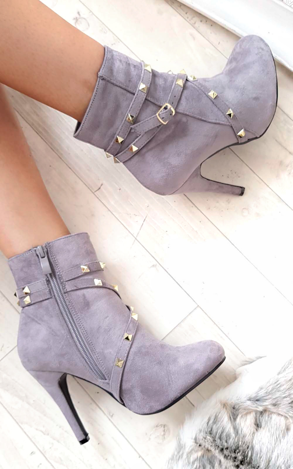 Anna Studded Ankle Boots  Thumbnail