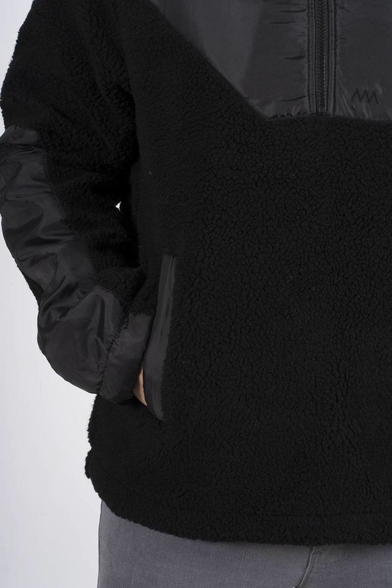 Dexter Zip Hybrid Borg Pullover Hoodie Thumbnail Dexter Zip Hybrid Borg Pullover Hoodie Thumbnail