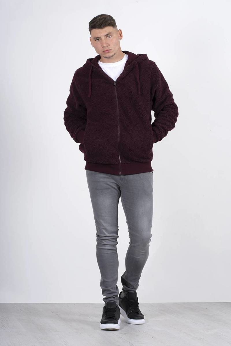 Flynn Zip-Through Hooded Teddy Jacket Thumbnail Flynn Zip-Through Hooded Teddy Jacket Thumbnail