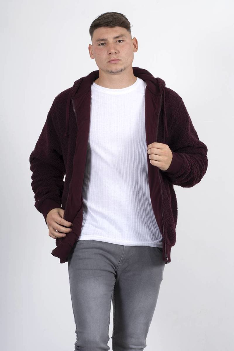 Flynn Zip-Through Hooded Teddy Jacket Flynn Zip-Through Hooded Teddy Jacket