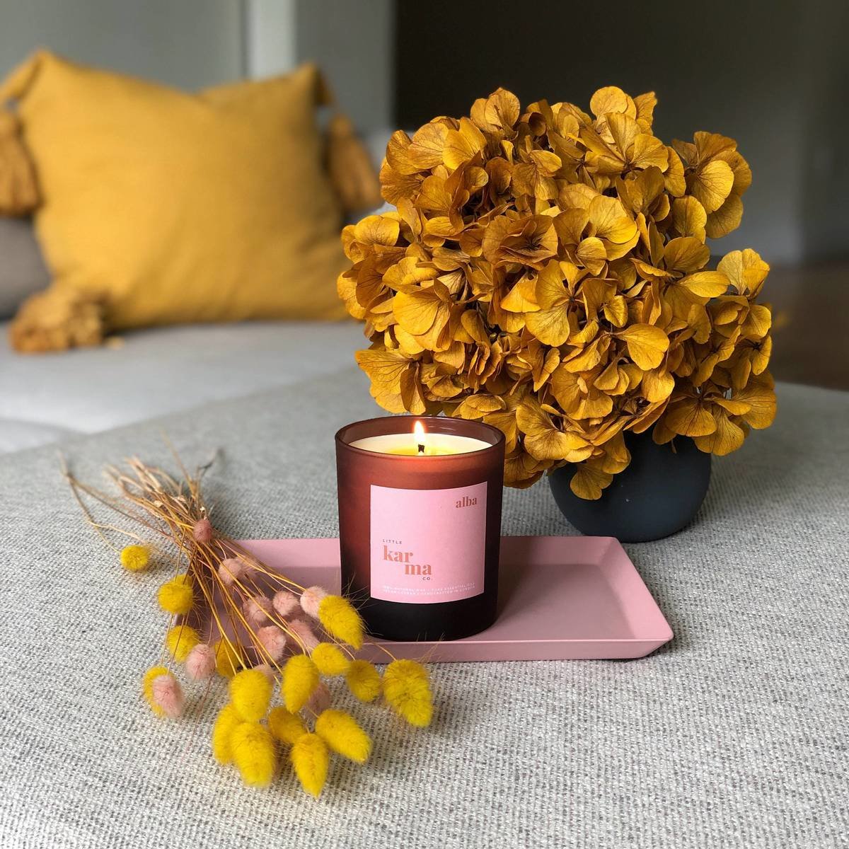 Alba | Balancing Bergamot + Rose Refillable Candle