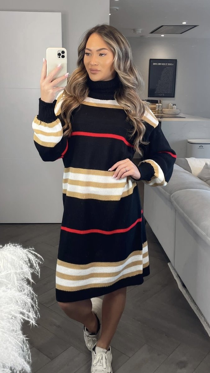 Melissa High Neck Jumper Dress Melissa High Neck Jumper Dress