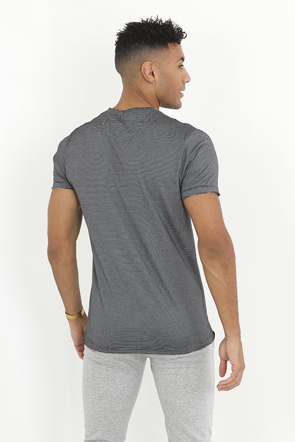 Zachary Feeder Stripe Short Sleeve T-Shirt Thumbnail Zachary Feeder Stripe Short Sleeve T-Shirt Thumbnail