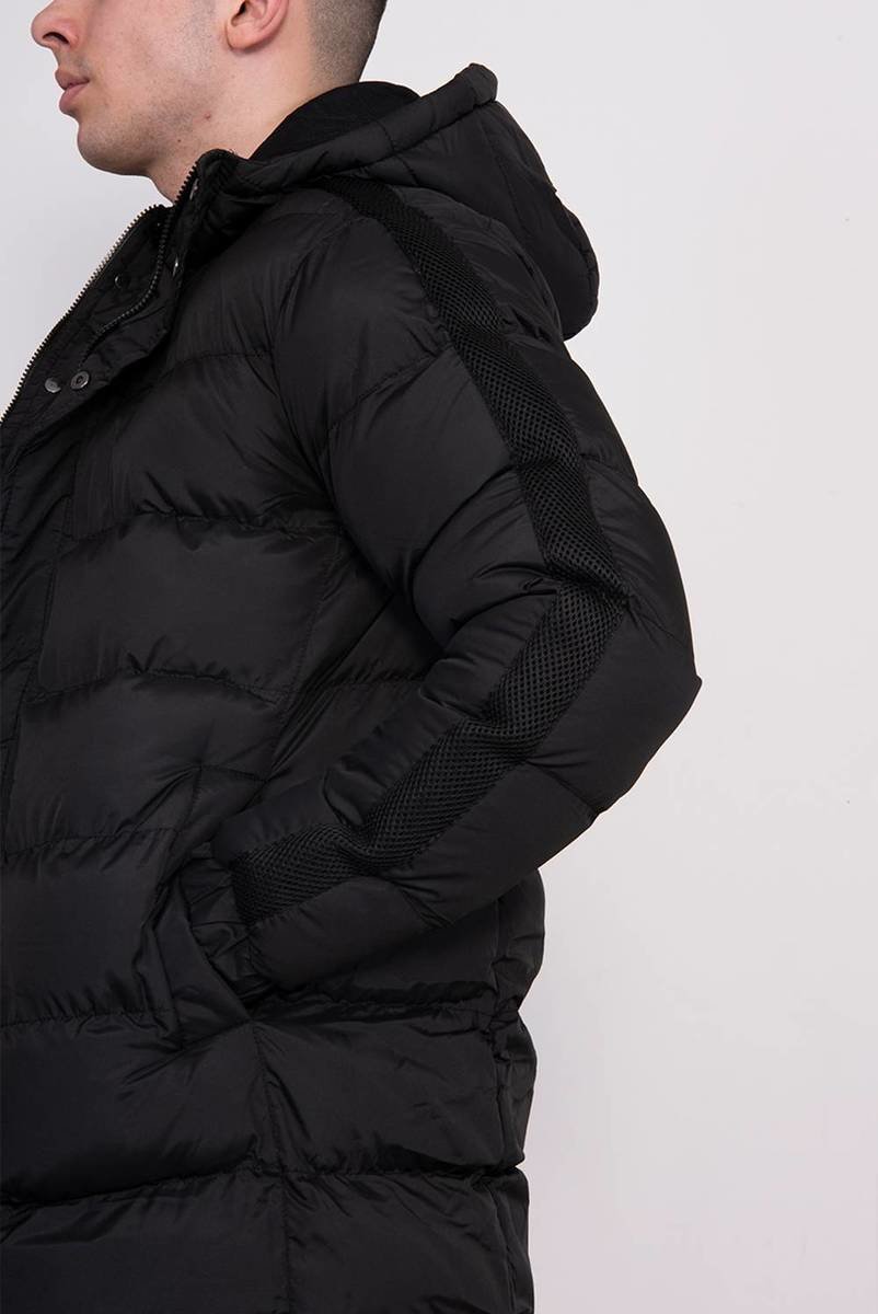 Aiden Hooded Longline Padded Coat Thumbnail