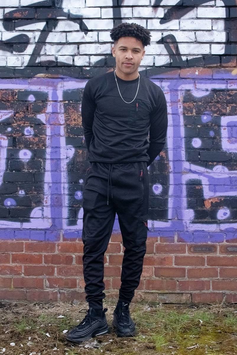 Evan Hybrid Pocket Muscle Fit Pullover Tracksuit Thumbnail Evan Hybrid Pocket Muscle Fit Pullover Tracksuit Thumbnail