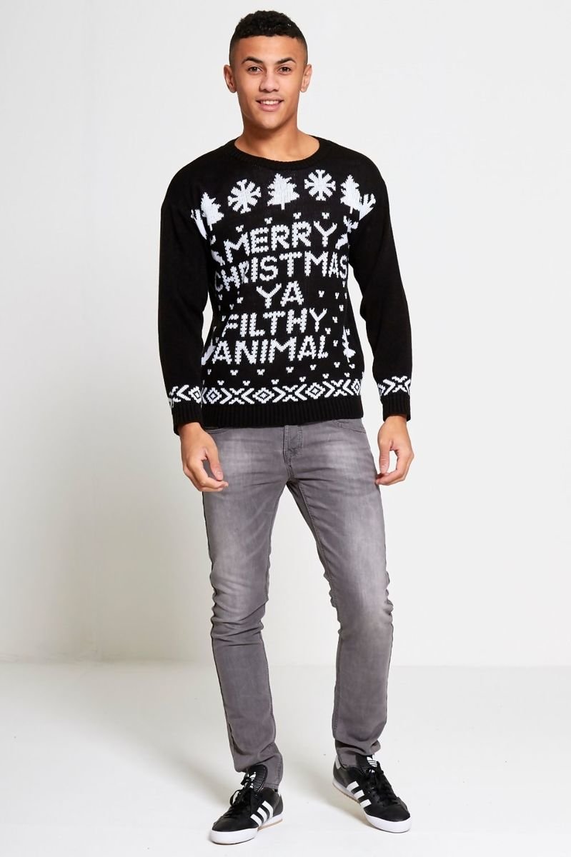 Gabriel Merry Christmas Filthy Animal Christmas Jumper Thumbnail Gabriel Merry Christmas Filthy Animal Christmas Jumper Thumbnail