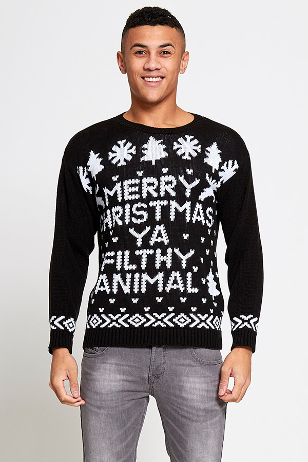 Gabriel Merry Christmas Filthy Animal Christmas Jumper Gabriel Merry Christmas Filthy Animal Christmas Jumper