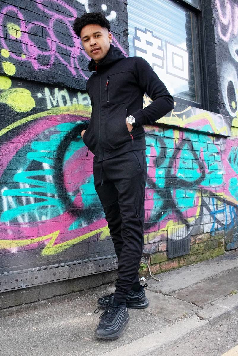 Wilfred Multi Zip Muscle Fit Hooded Skinny Tracksuit Thumbnail Wilfred Multi Zip Muscle Fit Hooded Skinny Tracksuit Thumbnail